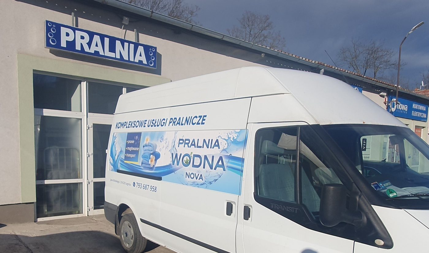 Samochód dostawczy pralni